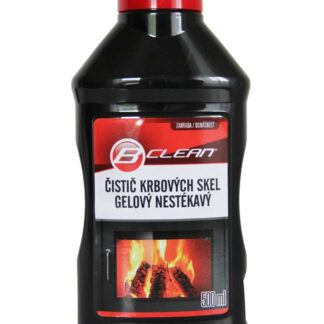 Čistič krbových skel gelový nestékavý B-clean 500ml